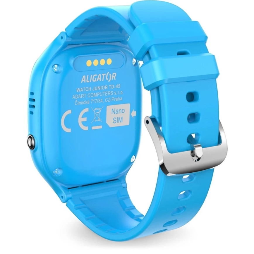 Aligator AW11BE - Reloj inteligente Watch Junior 2 450 mAh IP67 Wi-Fi azul