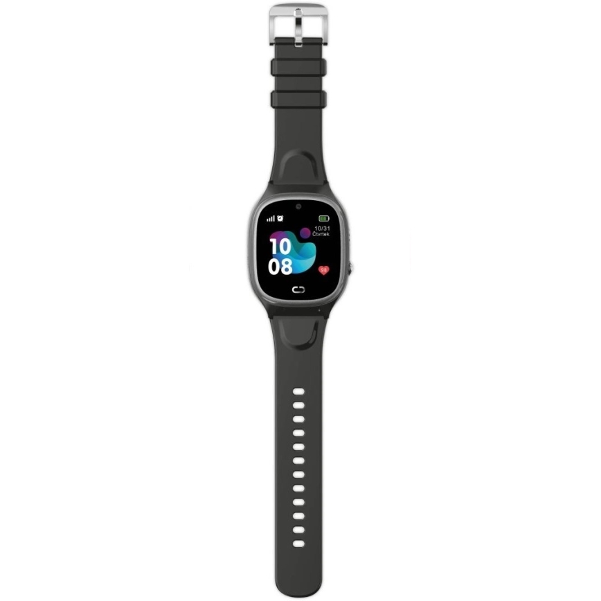 Aligator AW11BK - Reloj inteligente Watch Junior 2 450 mAh IP67 Wi‑Fi negro
