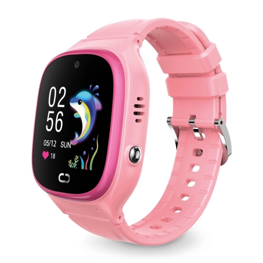 Aligator AW11PK - Reloj inteligente Watch Junior 2, 450 mAh, IP67, Wi-Fi, color rosa