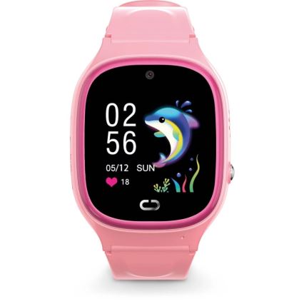 Aligator AW11PK - Reloj inteligente Watch Junior 2, 450 mAh, IP67, Wi-Fi, color rosa
