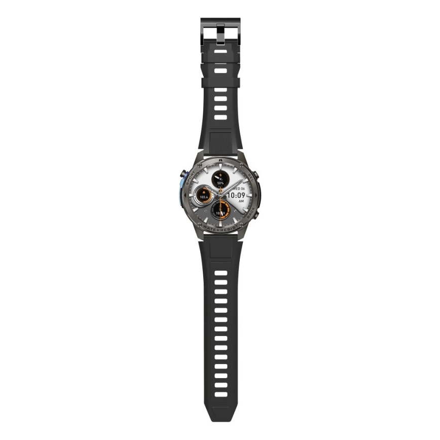 Aligator AW12BK - Reloj inteligente con GPS, batería 500 mAh, IP69K, negro