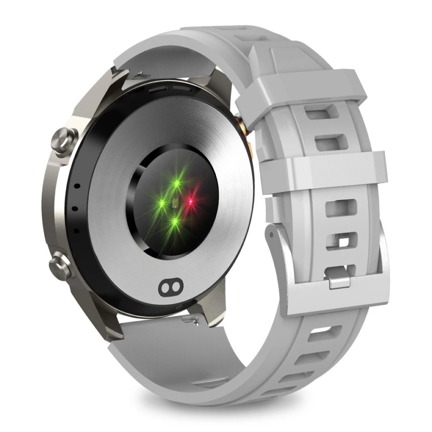 Aligator AW12SR - Reloj inteligente con GPS 500 mAh IP69K plateado