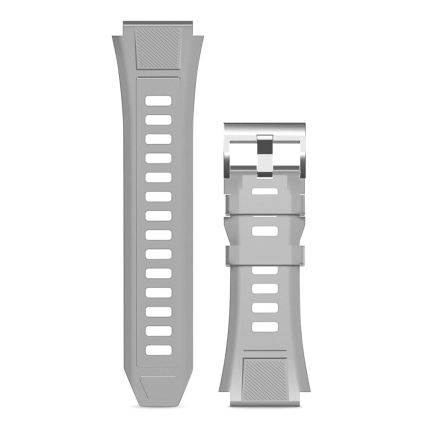 Aligator AW12SR - Reloj inteligente con GPS 500 mAh IP69K plateado