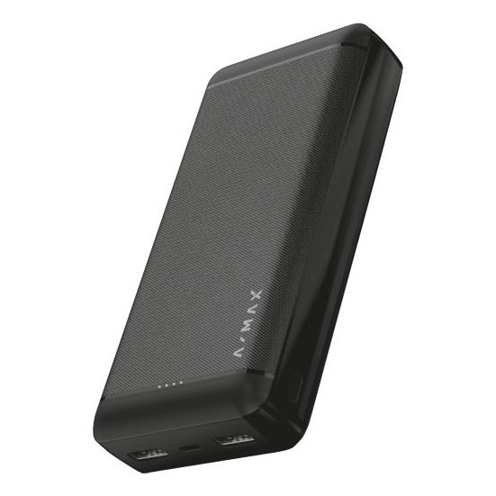 Aligator AX0004 - Batería externa A-MAX 20000 mAh 3,7 V negra