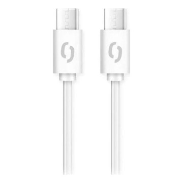 Aligator DATKP49 - cable USB USB-C / USB-C con Power Delivery de 65 W, 1,5 m, blanco