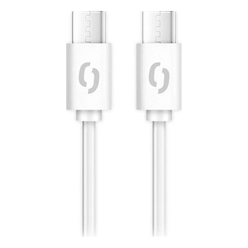 Aligator DATKP55 - Cable USB USB-C / USB-C con Power Delivery de 65 W, 0,5 m, blanco