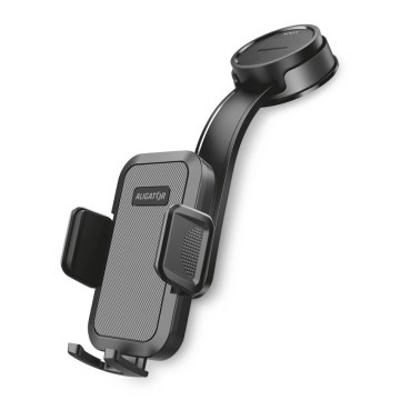 Aligator HA25 - Soporte para teléfono de coche con brazo flexible, negro