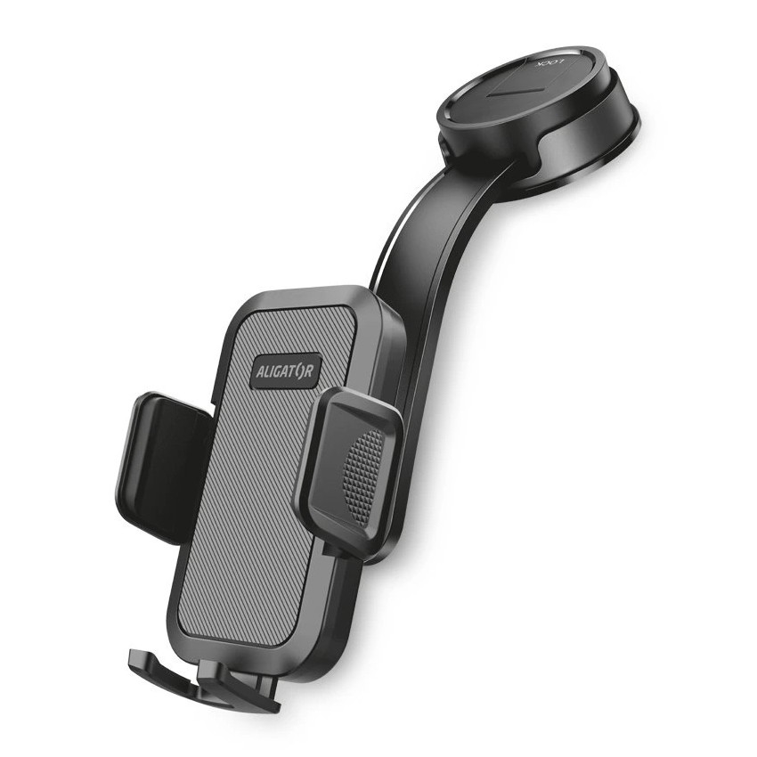 Aligator HA25 - Soporte para teléfono de coche con brazo flexible, negro