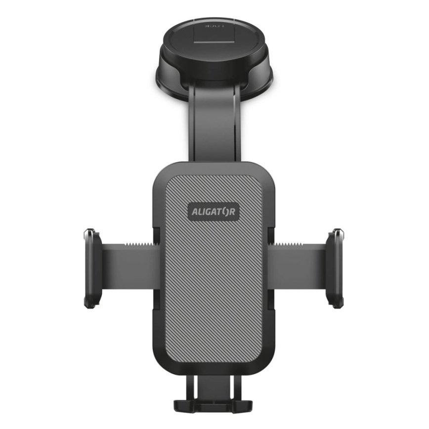 Aligator HA25 - Soporte para teléfono de coche con brazo flexible, negro
