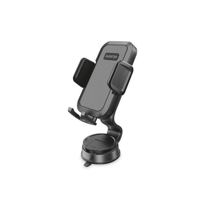 Aligator HA25 - Soporte para teléfono de coche con brazo flexible, negro