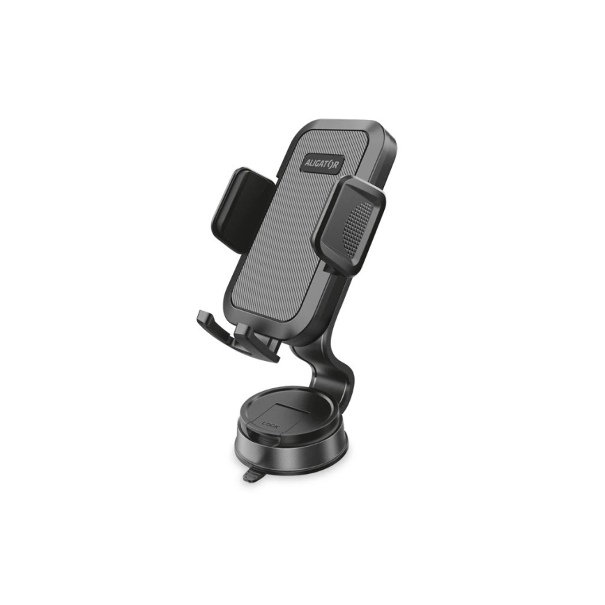 Aligator HA25 - Soporte para teléfono de coche con brazo flexible, negro
