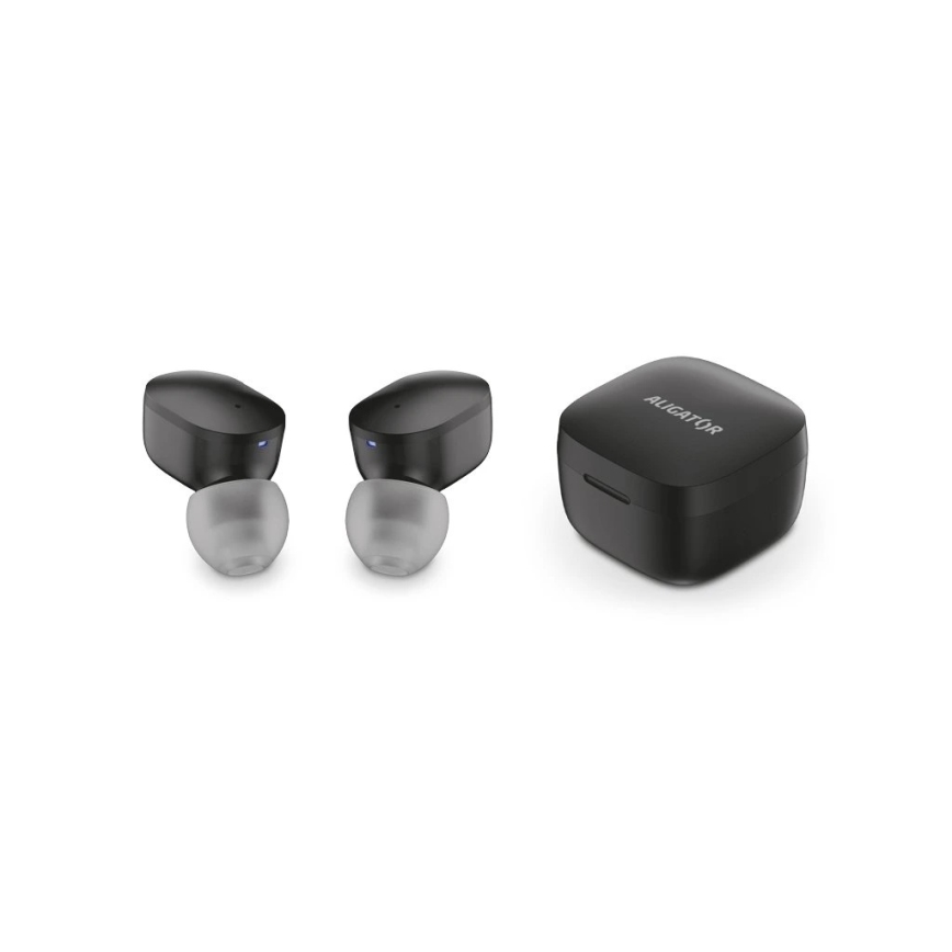 Aligator TWS05 - Auriculares inalámbricos Pods LITE 200 mAh + 2x 30 mAh negros