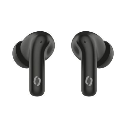 Aligator TWS08BK - Auriculares inalámbricos con ANC, batería de 200 mAh + 2x 30 mAh, IP40, color negro