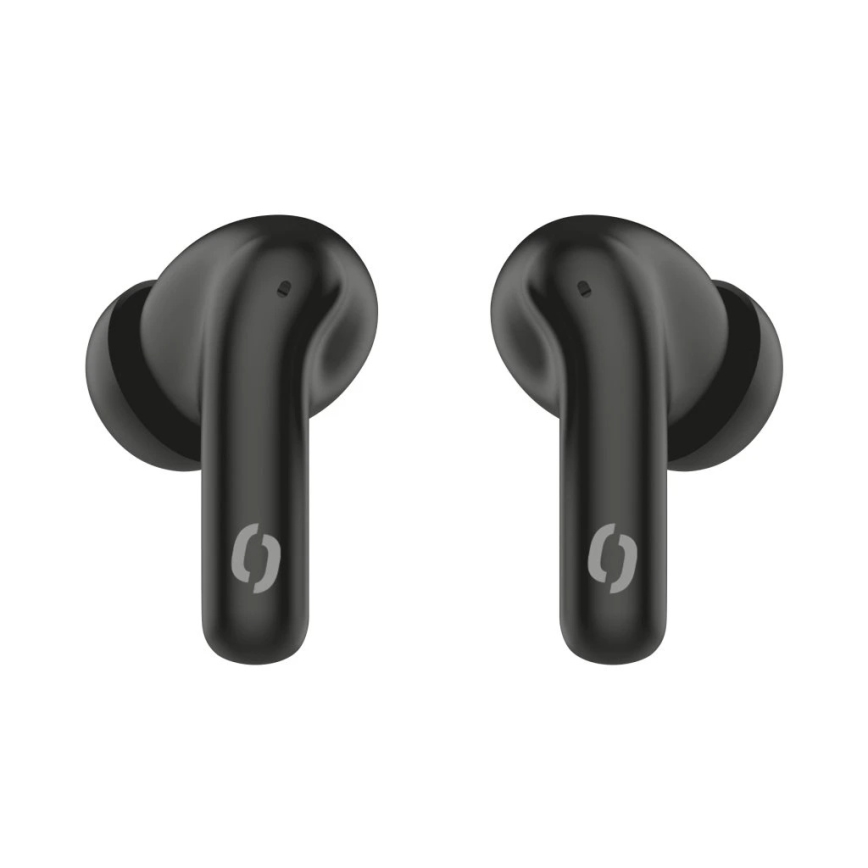 Aligator TWS08BK - Auriculares inalámbricos con ANC, batería de 200 mAh + 2x 30 mAh, IP40, color negro