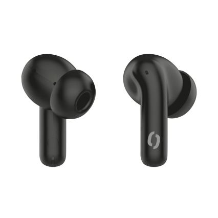 Aligator TWS08BK - Auriculares inalámbricos con ANC, batería de 200 mAh + 2x 30 mAh, IP40, color negro