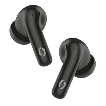 Aligator TWS08BK - Auriculares inalámbricos con ANC, batería de 200 mAh + 2x 30 mAh, IP40, color negro