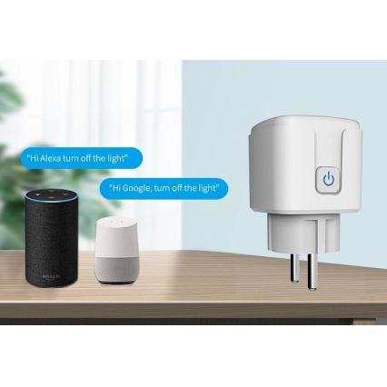 Aligator WAL001 - Enchufe inteligente 3680W/230V/Tipo E/16A Wi-Fi Tuya