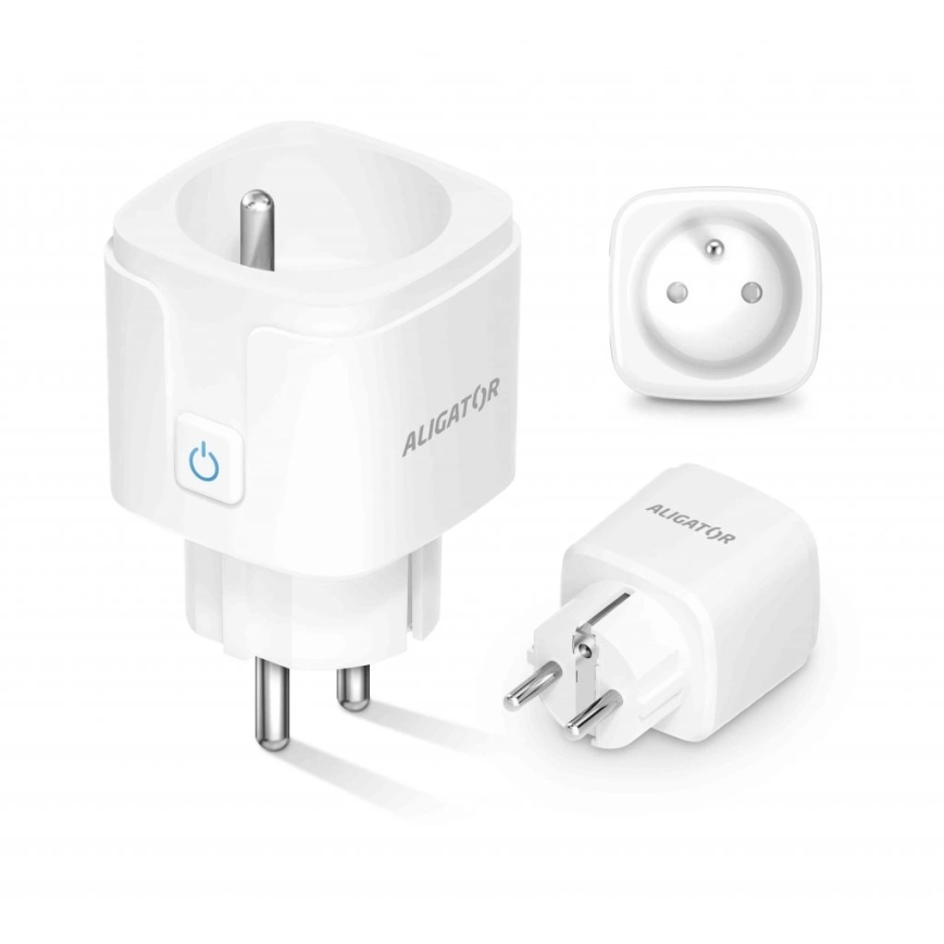 Aligator WAL001 - Enchufe inteligente 3680W/230V/Tipo E/16A Wi-Fi Tuya