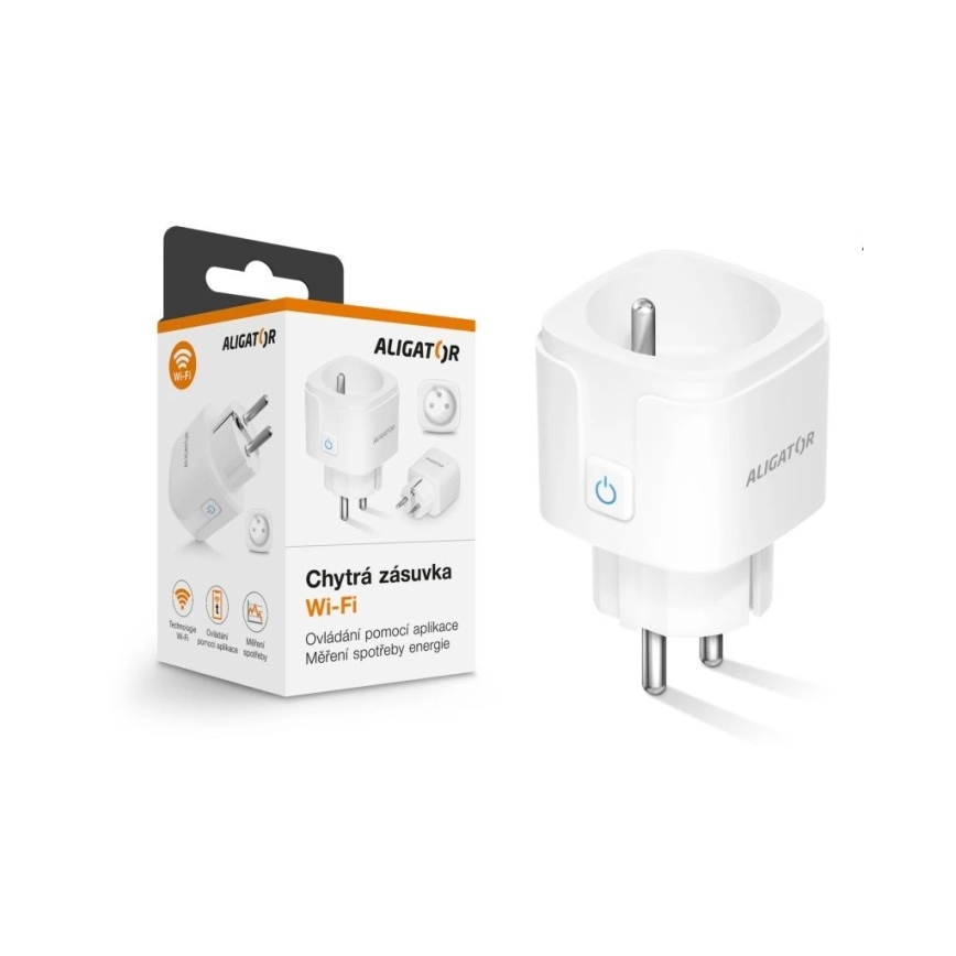Aligator WAL001 - Enchufe inteligente 3680W/230V/Tipo E/16A Wi-Fi Tuya
