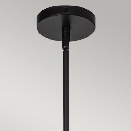 Alora Mood - Lámpara de suspensión con varilla DAPHNE 1xE27/60W/230V Ø 18,1 cm negro/marrón
