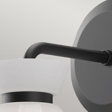 Alora Mood - Aplique de pared HALSTON 1xE14/40W/230V negro