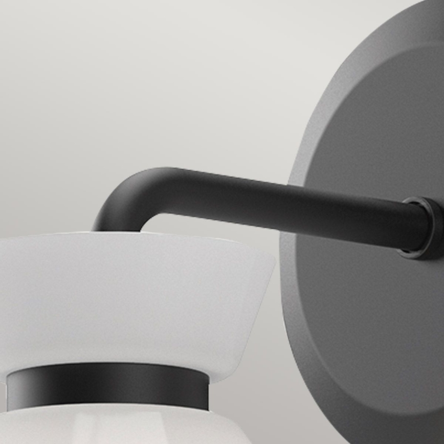 Alora Mood - Aplique de pared HALSTON 1xE14/40W/230V negro