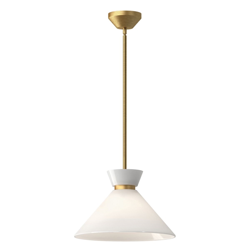 Alora Mood - Lámpara colgante con varilla HALSTON 1xE27/60W/230V dorada