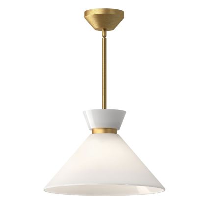 Alora Mood - Lámpara colgante con varilla HALSTON 1xE27/60W/230V dorada