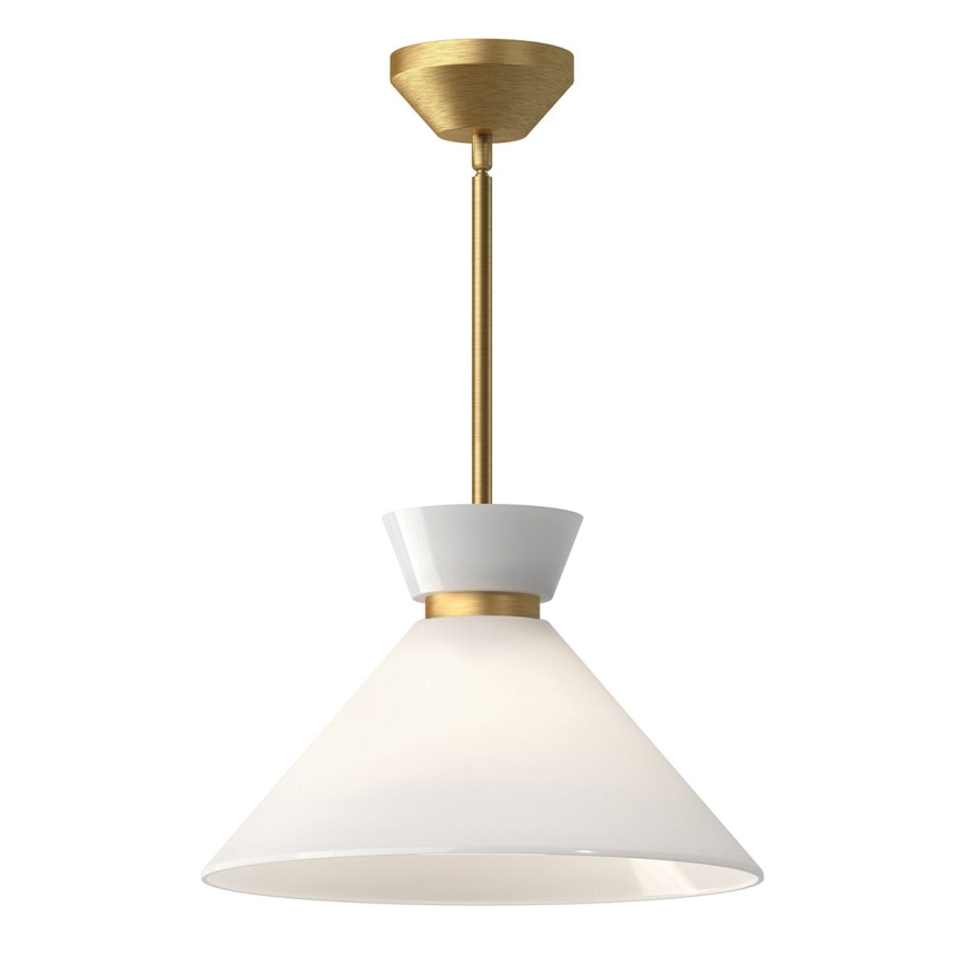 Alora Mood - Lámpara colgante con varilla HALSTON 1xE27/60W/230V dorada