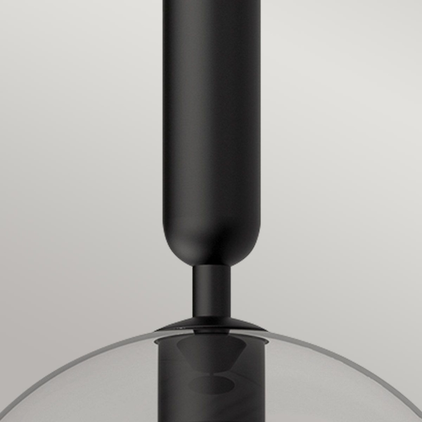 Alora Mood - Lámpara colgante con varilla JUDE 1xE27/60W/230V negra