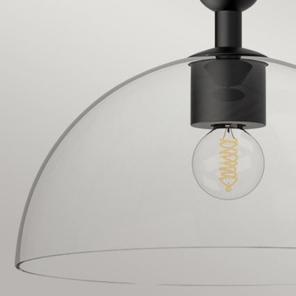 Alora Mood - Lámpara colgante con varilla JUDE 1xE27/60W/230V negra