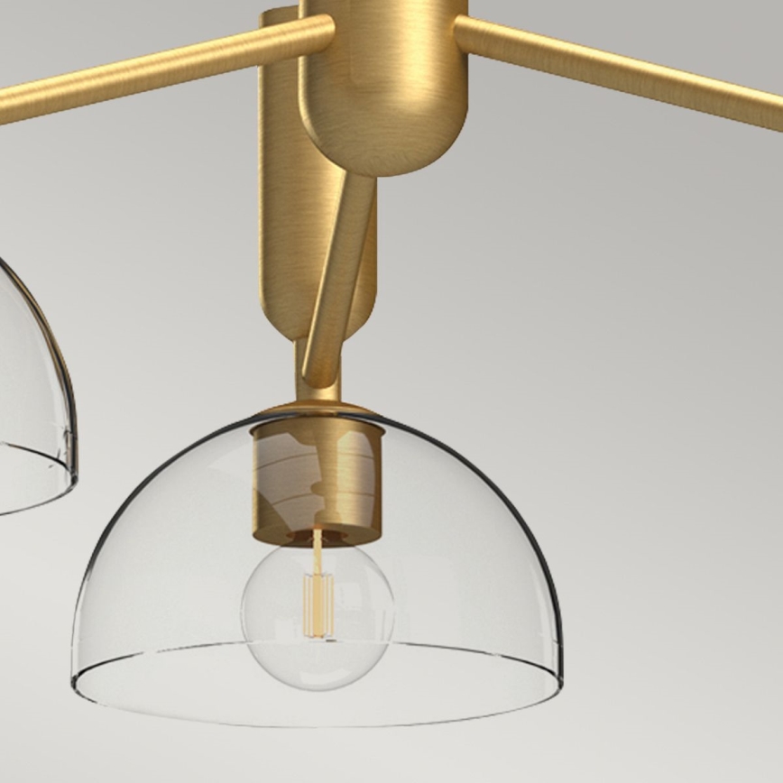 Alora Mood - Lámpara de araña JUDE 3xE27/60W/230V 96,8 cm latón