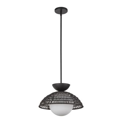 Alora Mood - Lámpara colgante con varilla PERTH 1xE27/60W/230V Ø 37,5 cm negra