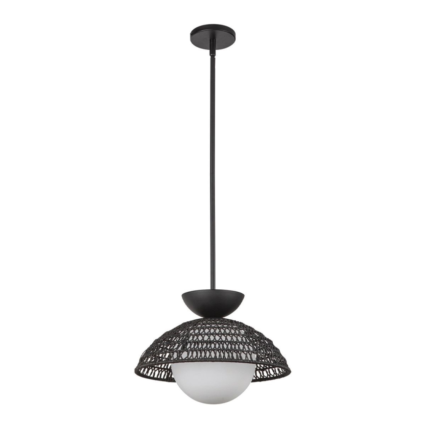 Alora Mood - Lámpara colgante con varilla PERTH 1xE27/60W/230V Ø 37,5 cm negra