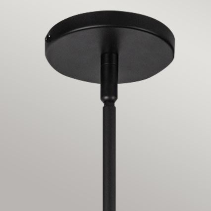 Alora Mood - Lámpara colgante con varilla PERTH 1xE27/60W/230V Ø 37,5 cm negra