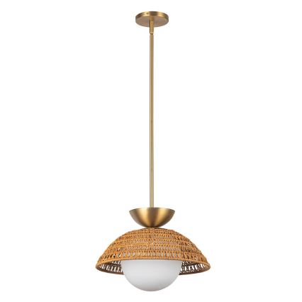 Alora Mood - Lámpara de techo con varilla PERTH 1xE27/60W/230V diámetro 37,5 cm dorada