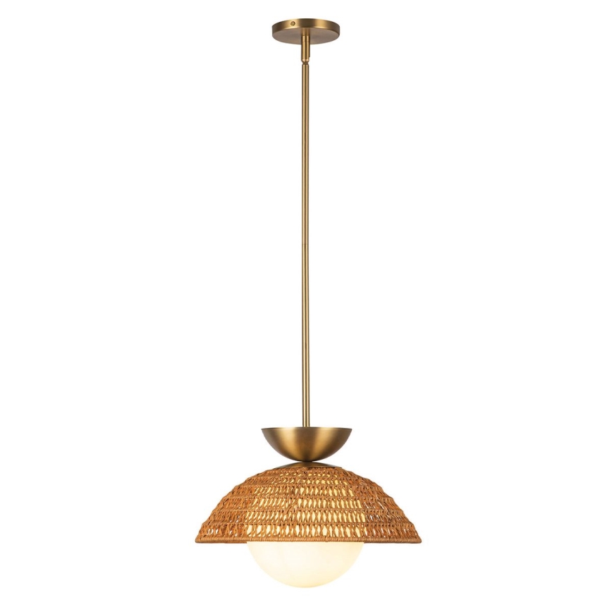Alora Mood - Lámpara de techo con varilla PERTH 1xE27/60W/230V diámetro 37,5 cm dorada