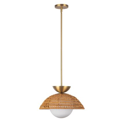 Alora Mood - Lámpara de techo con varilla PERTH 1xE27/60W/230V diámetro 37,5 cm dorada