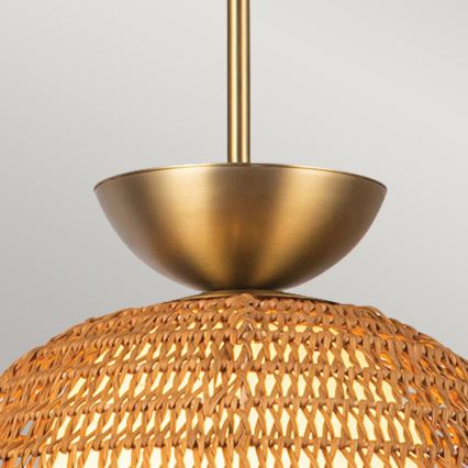 Alora Mood - Lámpara de techo con varilla PERTH 1xE27/60W/230V diámetro 37,5 cm dorada