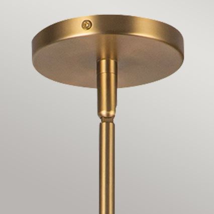 Alora Mood - Lámpara de techo con varilla PERTH 1xE27/60W/230V diámetro 37,5 cm dorada