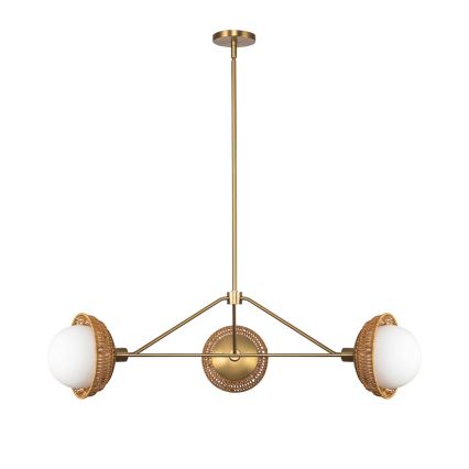 Alora Mood - Lámpara de techo con varilla PERTH 3xE14/40W/230V dorada
