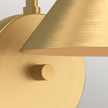 Alora Mood - Aplique de pared REMYCK 1xE27/60W/230V dorado