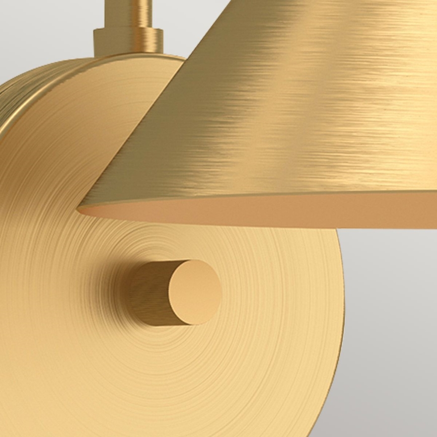 Alora Mood - Aplique de pared REMYCK 1xE27/60W/230V dorado