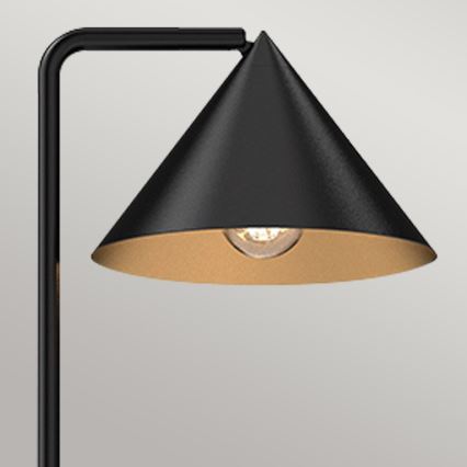 Alora Mood - Lámpara de pie REMYCK 1xE27/60W/230V negra