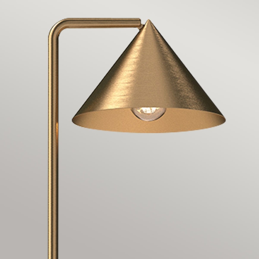Alora Mood - Lámpara de pie REMYCK 1xE27/60W/230V dorada