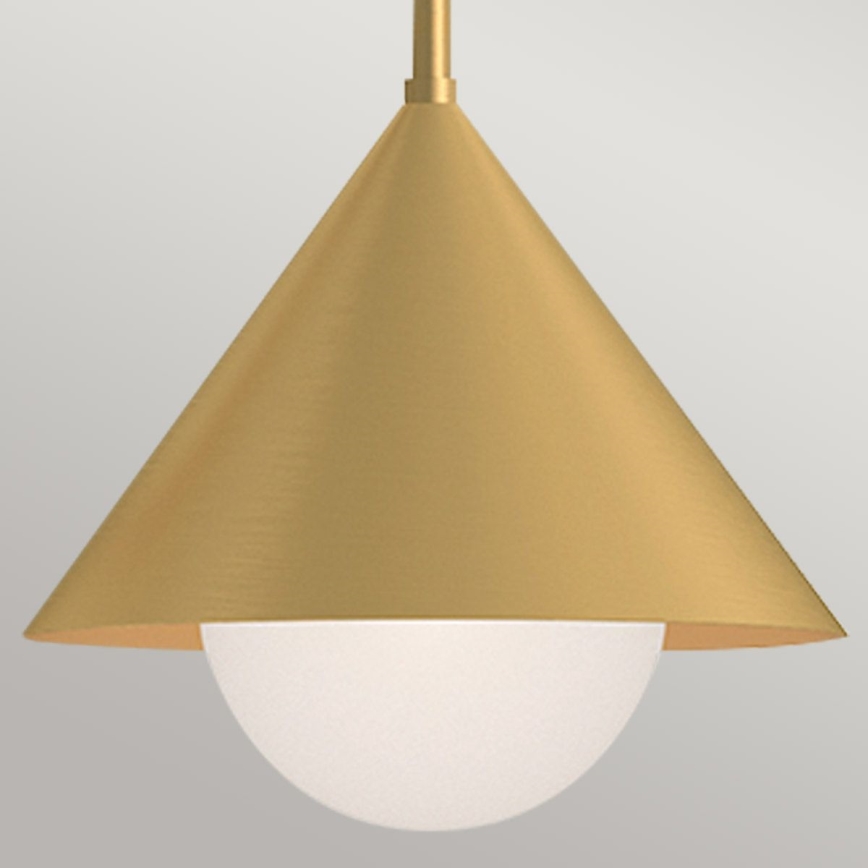 Alora Mood - Lámpara colgante con varilla REMYCK 3xE27/60W/230V dorada
