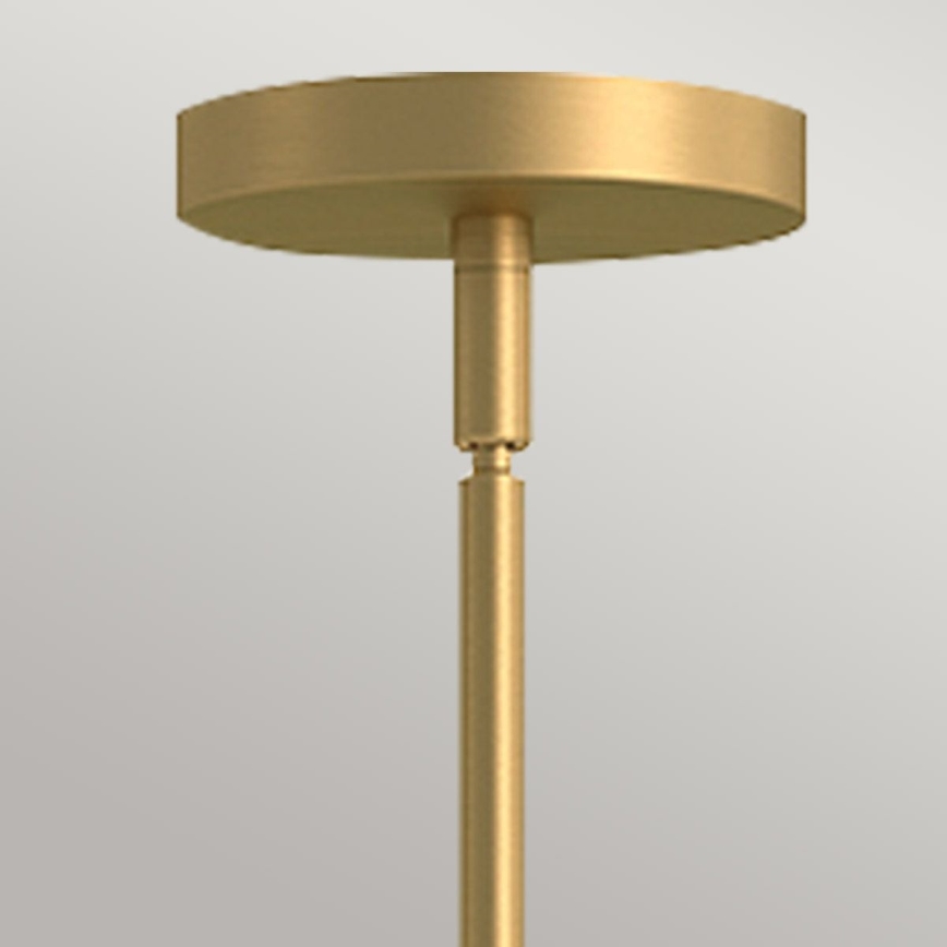 Alora Mood - Lámpara colgante con varilla REMYCK 3xE27/60W/230V dorada