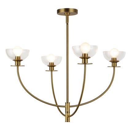 Alora Mood - Lámpara colgante con barra SYLVIA 4xE14/40W/230V dorada