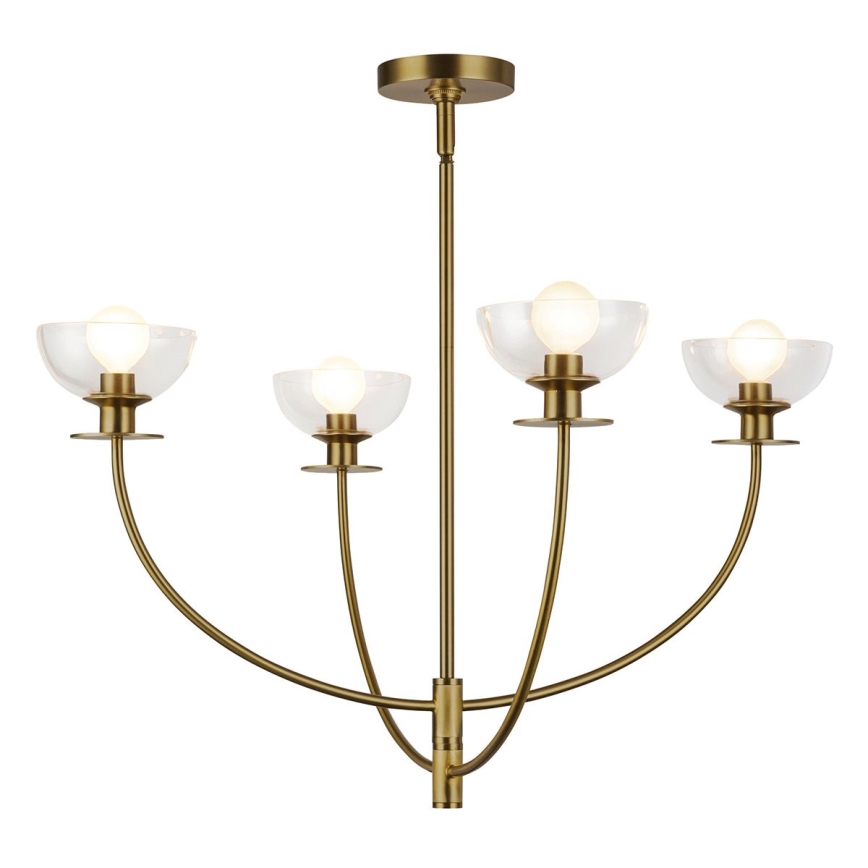 Alora Mood - Lámpara colgante con barra SYLVIA 4xE14/40W/230V dorada