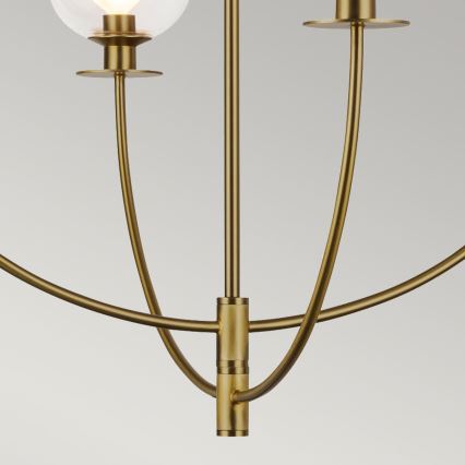 Alora Mood - Lámpara colgante con barra SYLVIA 4xE14/40W/230V dorada